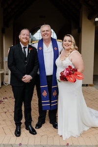 Wedding ceremony by Dr. Gerrit Rademeyer in Virginia