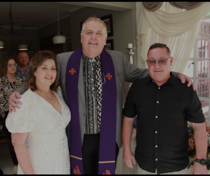Wedding ceremony by Dr. Gerrit Rademeyer in Virginia