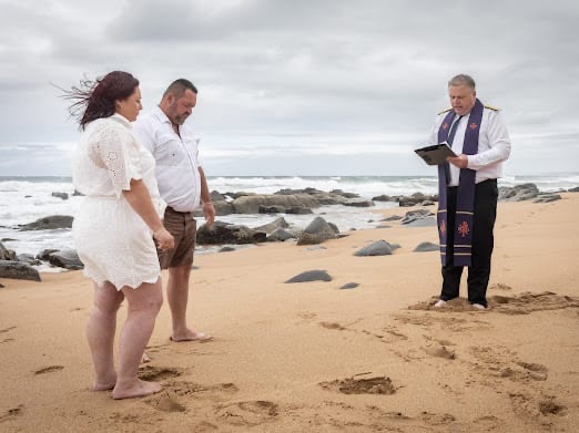 Wedding ceremony by Dr. Gerrit Rademeyer in Virginia