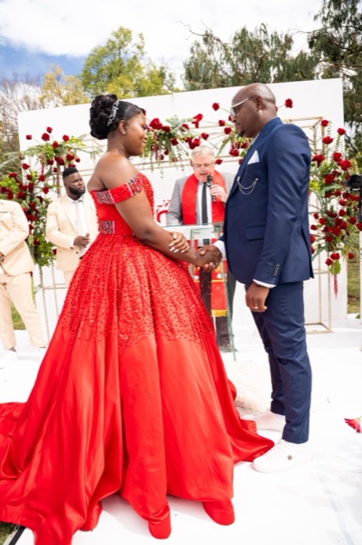 Wedding ceremony by Dr. Gerrit Rademeyer in Virginia