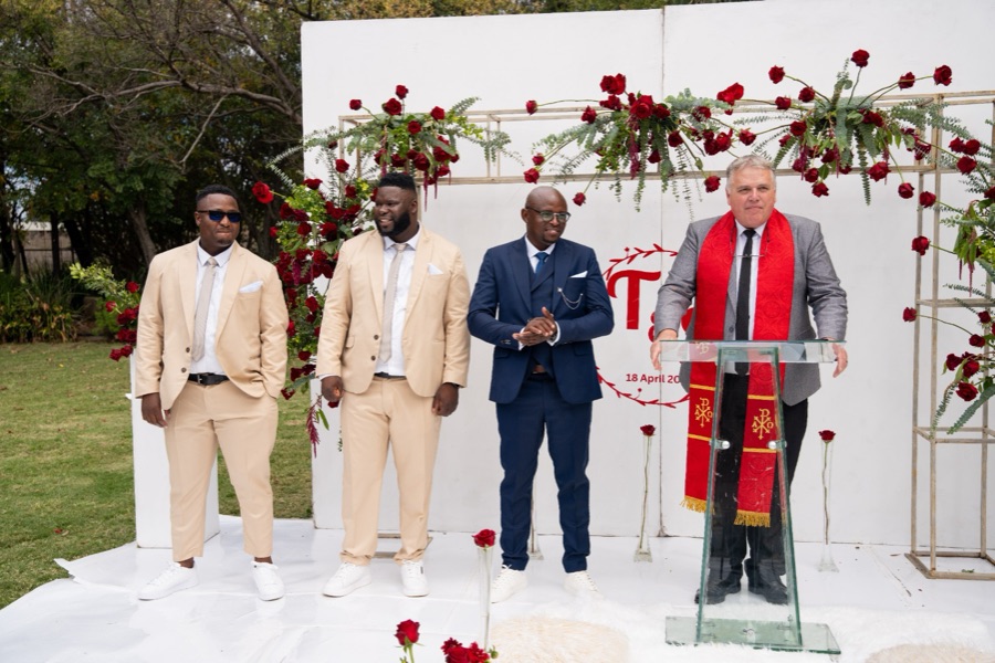 Wedding ceremony by Dr. Gerrit Rademeyer in Virginia